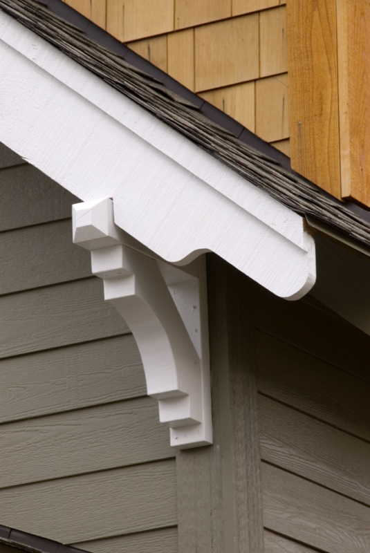 rafter tail designs for half round gutter