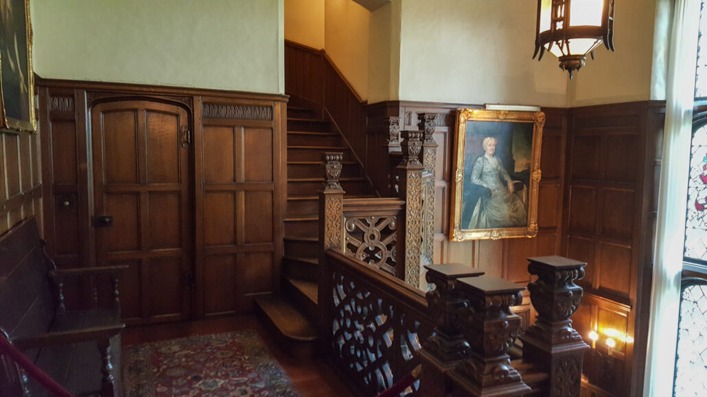 brick tudor house interior